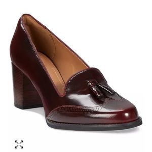 NEW Clarks Tarah Rosie Leather Loafer Pumps 8.5